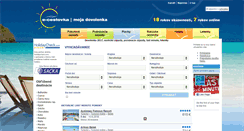 Desktop Screenshot of e-cestovka.sk